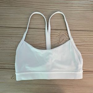 Lululemon Flow Y Bra white